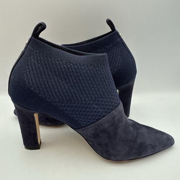 Cole Haan Grand 360 Womens Vannie Marine Blue Suede Knit Pointed Toe Heels 5.5 B - Picture 5 of 10